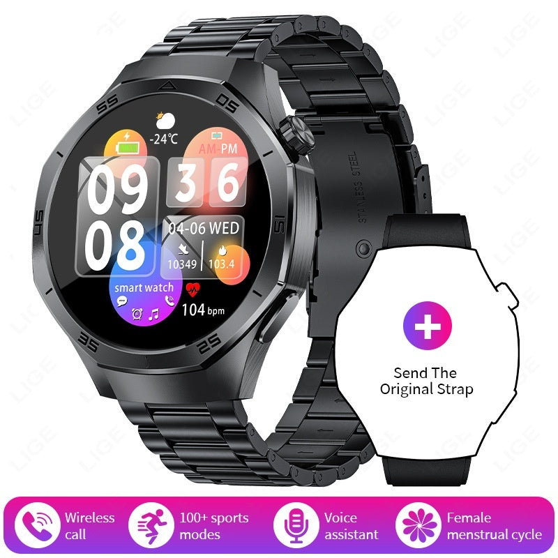 Smart Watch Movement Track Bluetooth Calling Sport Mode Heart Rate Health Monitoring